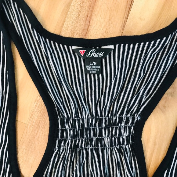 Black & White Guess Tank Top (Size Medium) - Picture 4 of 4